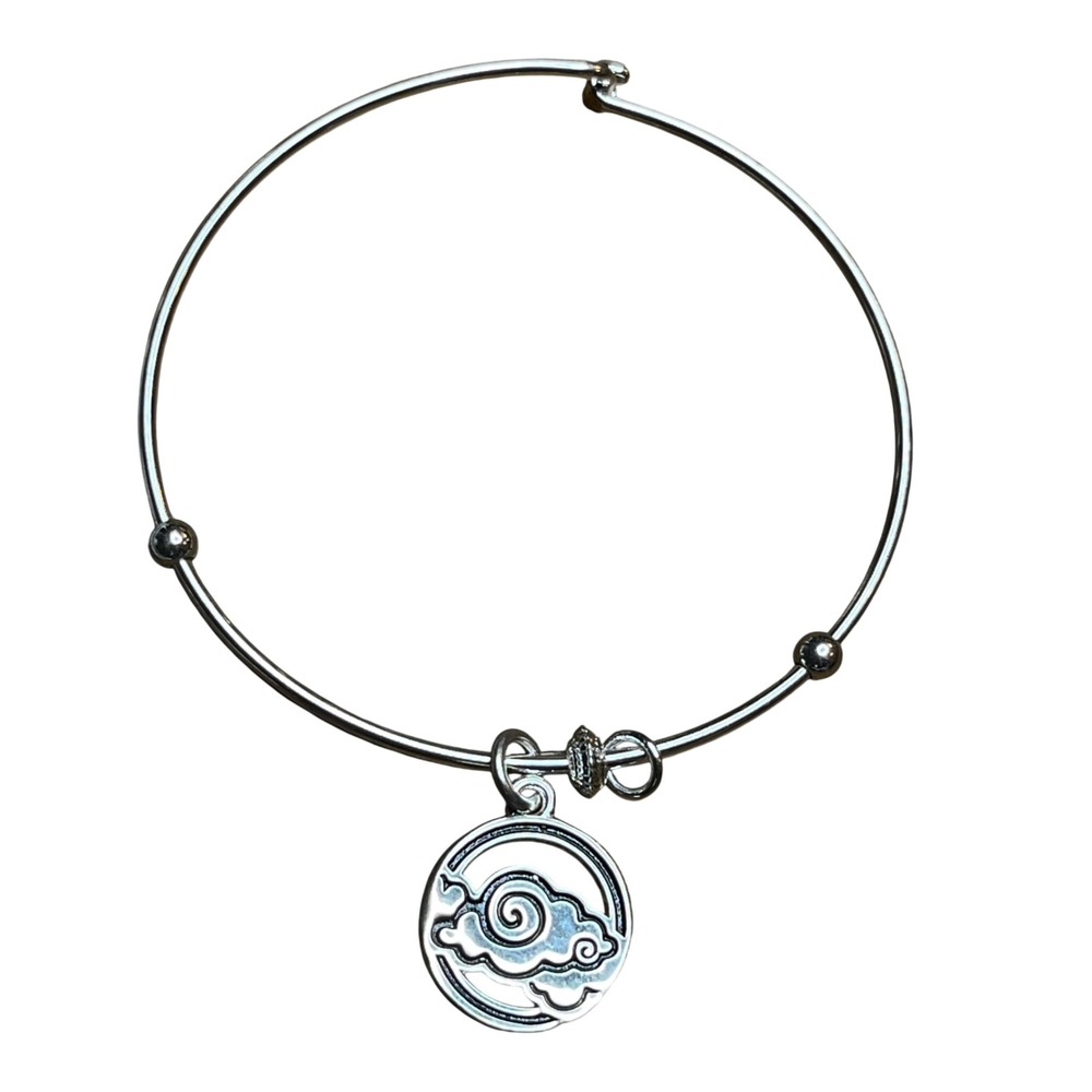Vantel Pearls Elements‎ Bracelet Air Silver Tone Bangle Charm NEW